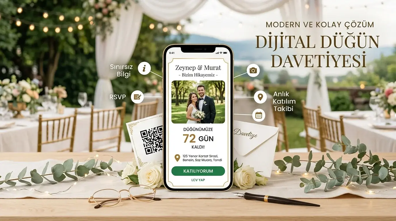 Dijital Düğün Davetiyesi Nedir? Neden Tercih Edilmeli?