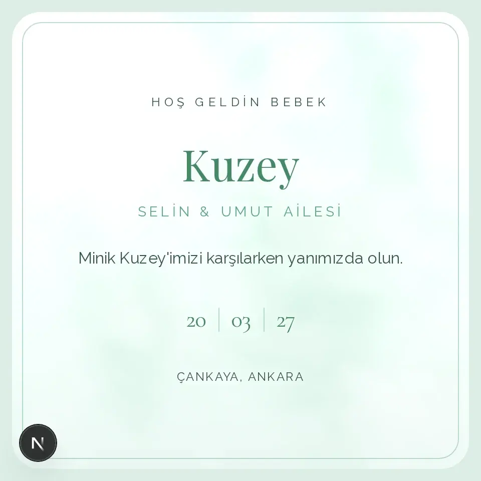 Mint Bulut Pamuk Davetiye Web Sitesi