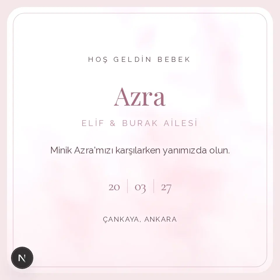 Pudra Pembe Pamuk Davetiye Web Sitesi