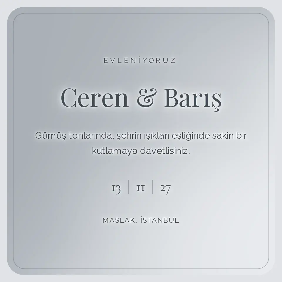 Gumus Sedef Davetiye Web Sitesi