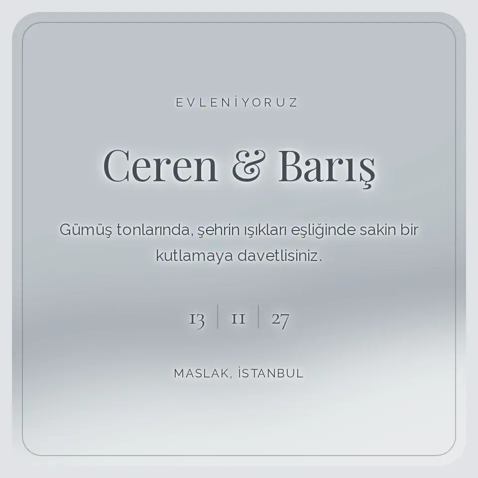 Gumus Sedef Davetiye Web Sitesi — Sis Hareket