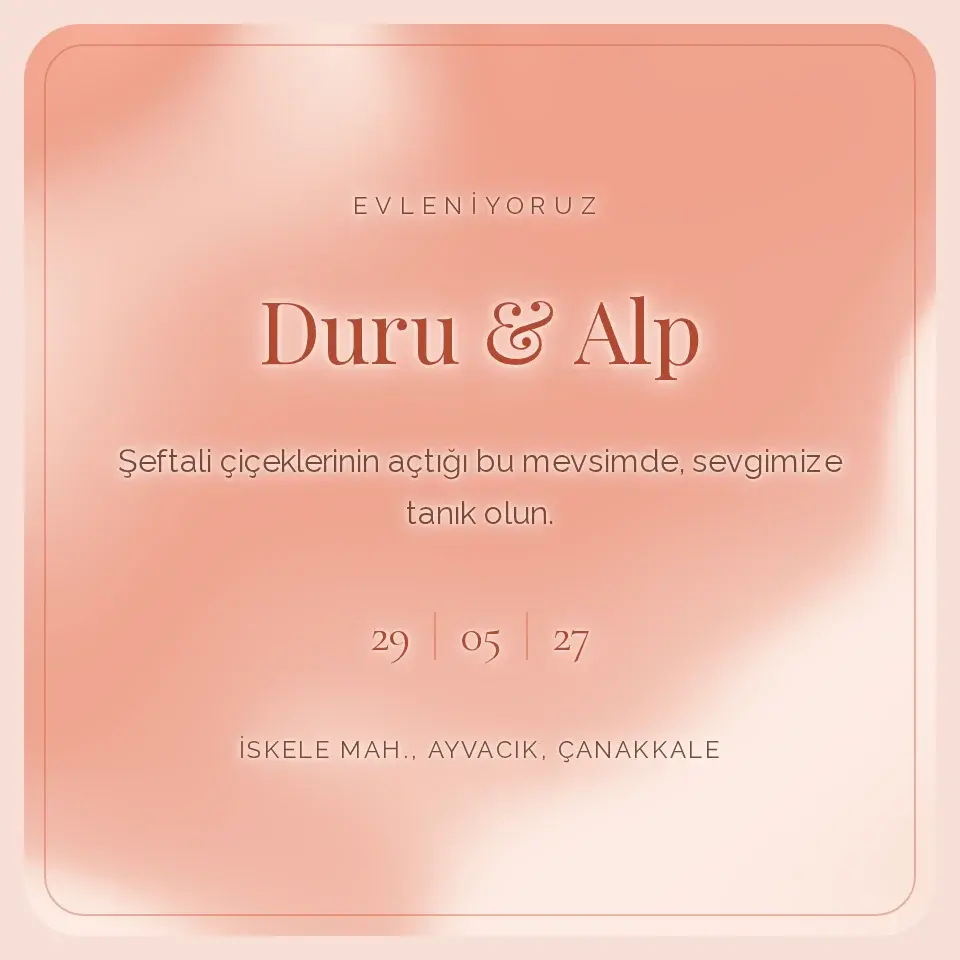 Seftali Sedef Davetiye Web Sitesi — Zarif Hareket