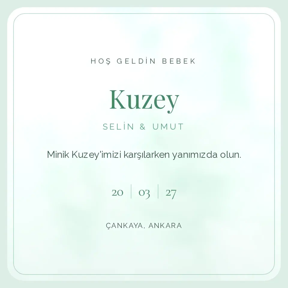 Mint Bulut Pamuk Davetiye Web Sitesi